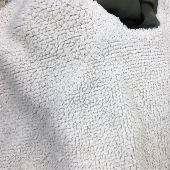 OLD NAVY Jacket Kid’s Olive Field Military Style Twill Sherpa Size Small 6-7 - Picture 12 of 15